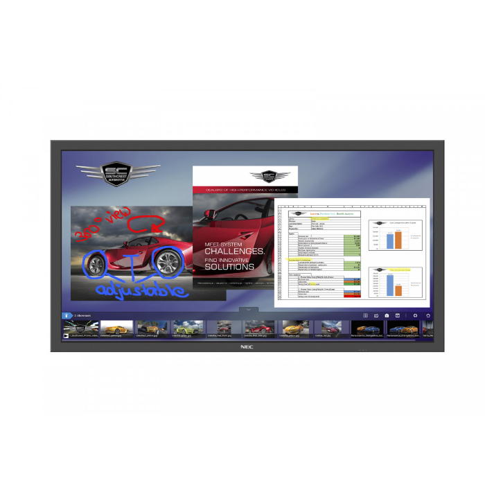 NEC 55" V554SST LCD Large Format ShadowSense Touch Display