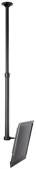 Atdec TH-1040-CTL Ceiling Mount pole adjustment length from 900mm to 1800mm - Black