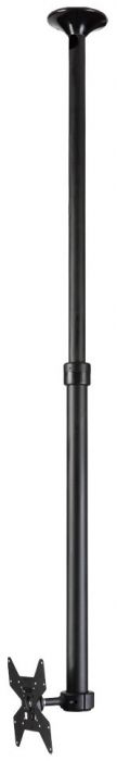 Atdec TH-1040-CTL Ceiling Mount pole adjustment length from 900mm to 1800mm - Black